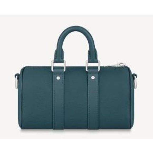 Louis Vuitton Keepall XS Shoulder Bag Aerogram Leather Blue - Picture 3 of 3